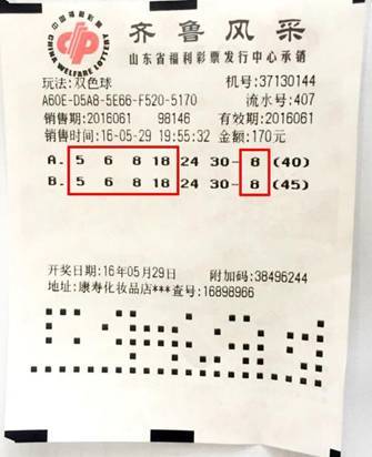 浙江风采双色球